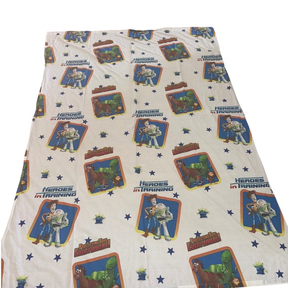 Disney Other - Disney Pixar Toy Story Twin Flat Sheet – Woody, Buzz & Friends  Clean and Bright